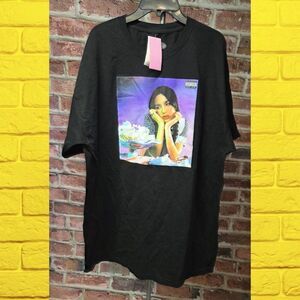 Olivia Rodrigo Sour Album Graphic Tee – Unisex Size XL – Black – 100% Cotton